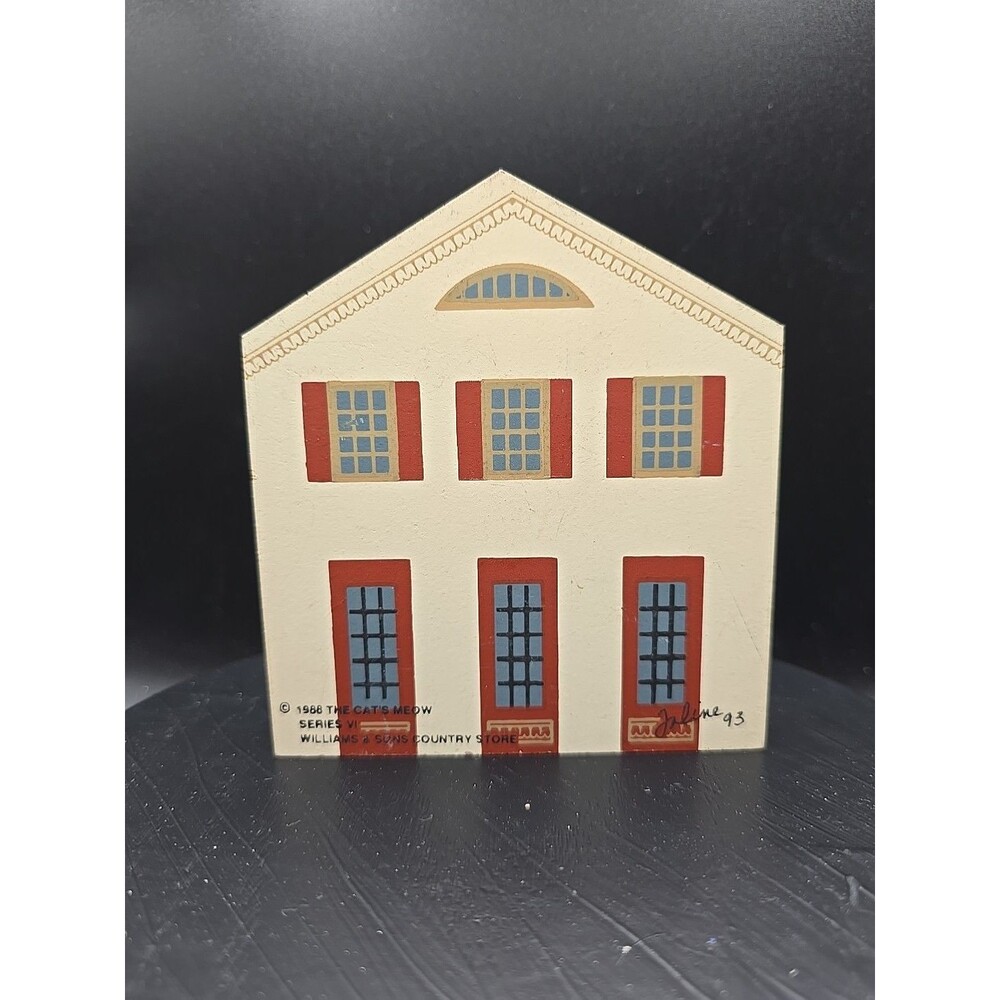 Vintage 1988 THE CATS MEOW Series VI WILLIAMS & SONS Country Store" wood